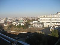 入居前の空室清掃作業中のお部屋からの風景（神奈川県川崎市高津区）