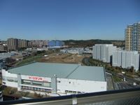 空室クリーニング作業中のお部屋からの風景（東京都稲城市）