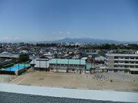 入居前の空室クリーニング作業中のお部屋からの風景（横浜市瀬谷区）