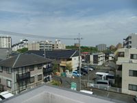 退去後の空室クリーニング作業中のお部屋からの風景（横浜市都筑区）