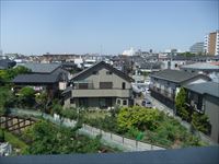 入居前の空室クリーニング・消臭作業中のお部屋からの風景（東京都西東京市）