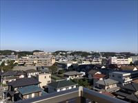 入居前の空室ハウスクリーニング作業中のお部屋からの風景（神奈川県相模原市）