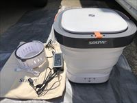 SOUYI JAPAN コンパクト折りたたみ洗濯機（UV機能付き）の画像